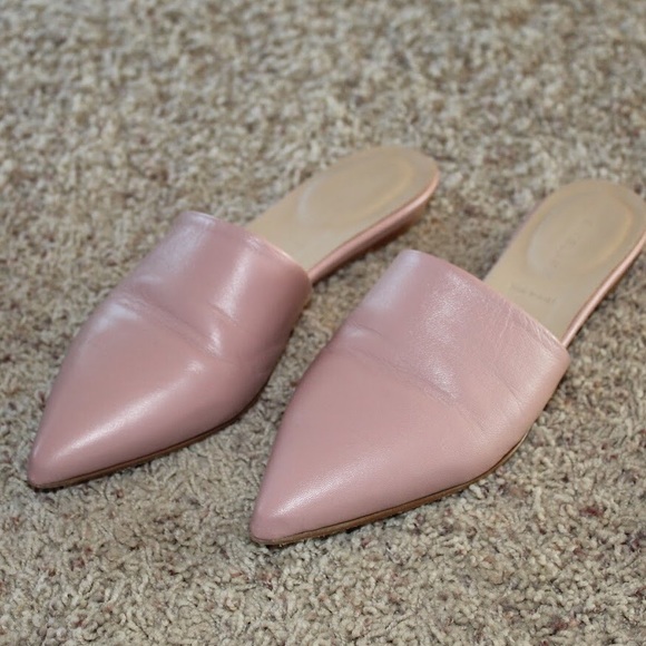 Everlane Shoes - Everlane Pink Mules Made in Italy